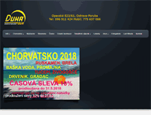 Tablet Screenshot of duhatour.cz